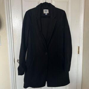 Old Navy Women's Black Trench Coat